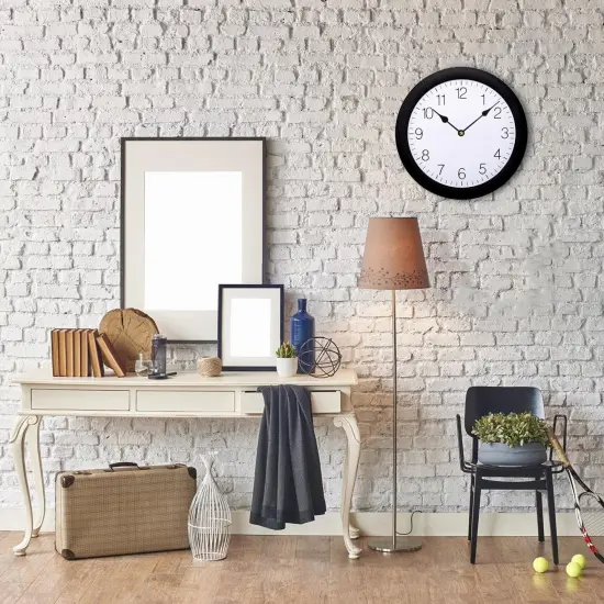 2 Pieces 12888 High Torque Clock Movement for Wall Clock Mechanism Replacement, with 4 Pairs of Clock Hands,Shaft Length 18mm(45/64 inch) {5}