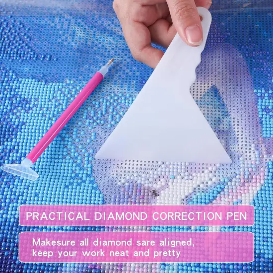 30 Slots Diamond Art Storage Containers for Adults Portable Bead Storage Boxes for Diamond Painting Accessories and Tools（Pink） {5}