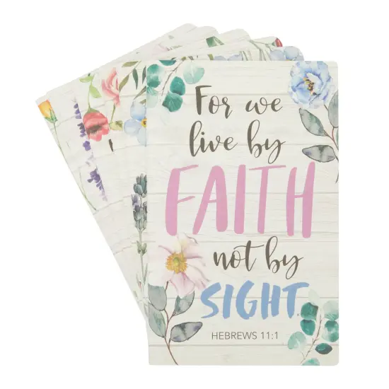 Faith Prayer Journal Notebooks for Women with Quotes (5x8 In, 6 Pack) Multicolor {7}