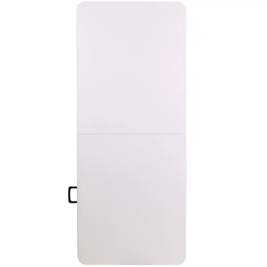 Emma and Oliver 6-Foot Bi-Fold Plastic Banquet and Event Folding Table with Handle {11}