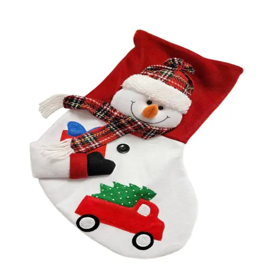 Snowman Christmas Sock F07M5-4 Snowman {1}