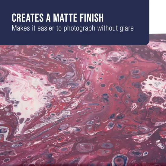 32oz (Quart) Pouring Paint Matte Medium - Professional Acrylic Medium for Improving Paint Flow & Cell Effects Creator, Viscosity Adjuster {4}