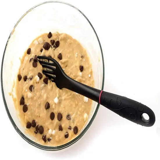 Norpro 11" Grip-EZ Fiskie Fork & Whisk Combo Tool - Mix Stir Blend & Fold {6}