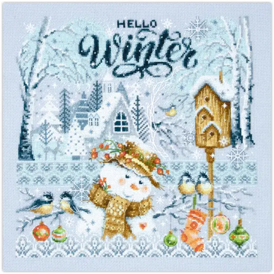 Hello,Winter! 540-701 Counted Cross-Stitch Kit {1}