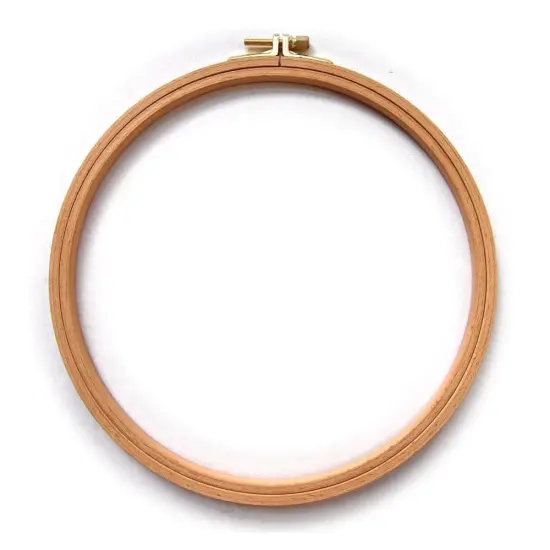 16mm Screwed Wooden Embroidery Hoop Nurge 110-5 {1}