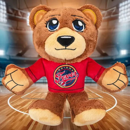 Bleacher Creatures Indiana Fever 8" Kuricha Plush Bear (Rebel Jersey) {6}