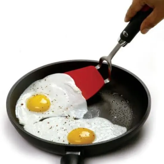 Norpro Small / Large Grip-EZ Stainless Steel / Nylon Flexible Turner Spatula Set {6}