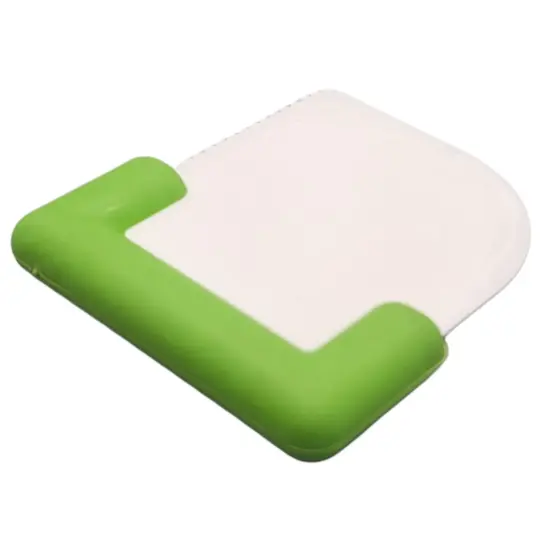 Handy Housewares Durable 3" Nylon Plastic Pan Scraper Tool with Serrated Blade & Anti-Slip Handle - Random Color {4}