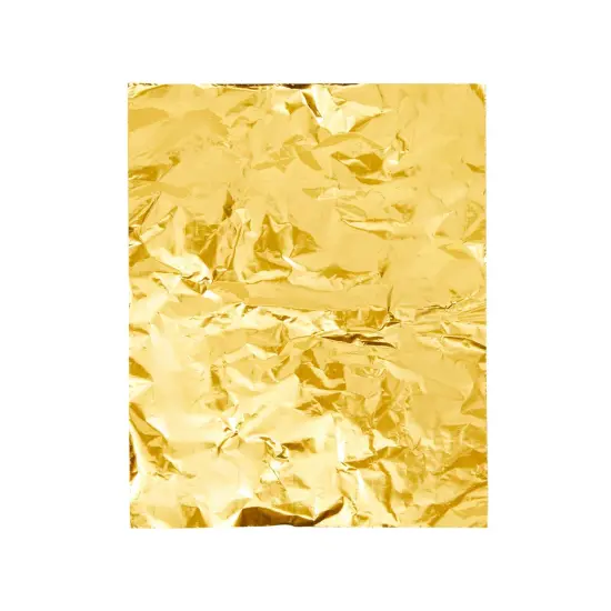 100 Pack Gold Foil Sheets for Chocolate, Candy Bar Wrappers for Caramel and Sweets (6 x 7.5 In) {7}