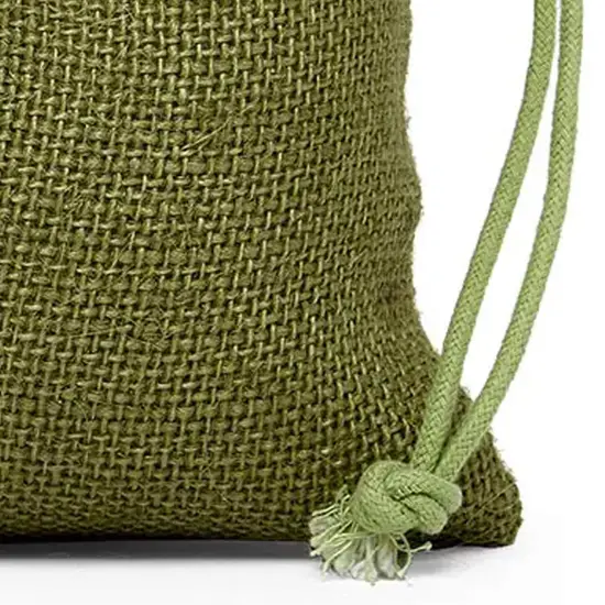 Colored Jute Bag 3" x 5" Bright and Eco-Friendly {5}
