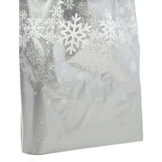 Printed Snowflake LDPE Bags 16&rdquo; x 6&rdquo; x 15&rdquo; Holiday Packaging {5}