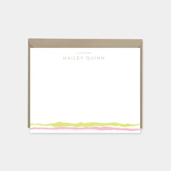 Torn Paper Edge Note Cards XI {1}