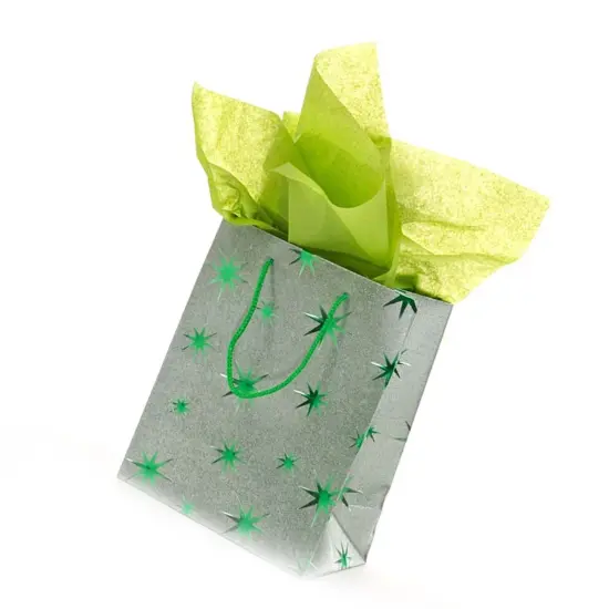 Stylish Metallic Star Tote 7.88" x 4.5" x 9.75" {3}