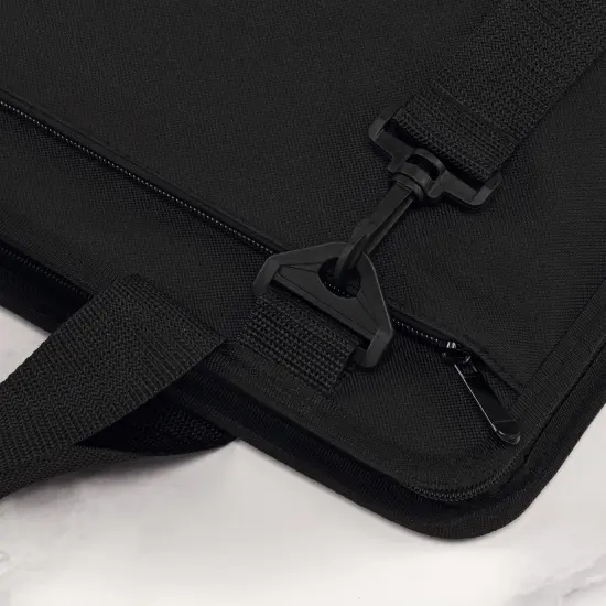 Creative Mark Sketch Folio Plus - Water-Resistant Zippered Nylon Sketch Padfolio, Black Art Travel Bag for Plein Air Artists, Holds 9x12 Sketchbook, Pockets for Brushes, Pencils & Accessories {7}