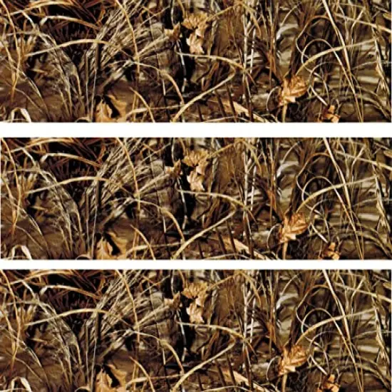 Wetland Camouflage Deer Hunting Camo Edible Cake topper border side strips {1}