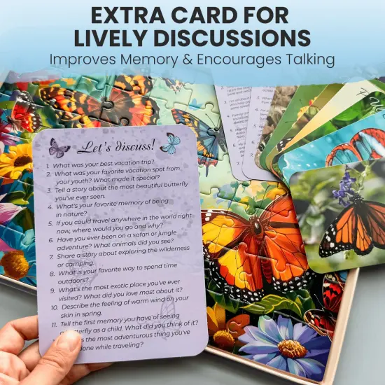 60 Pcs Dementia Puzzles for Elderly | Gems of Nature {4}