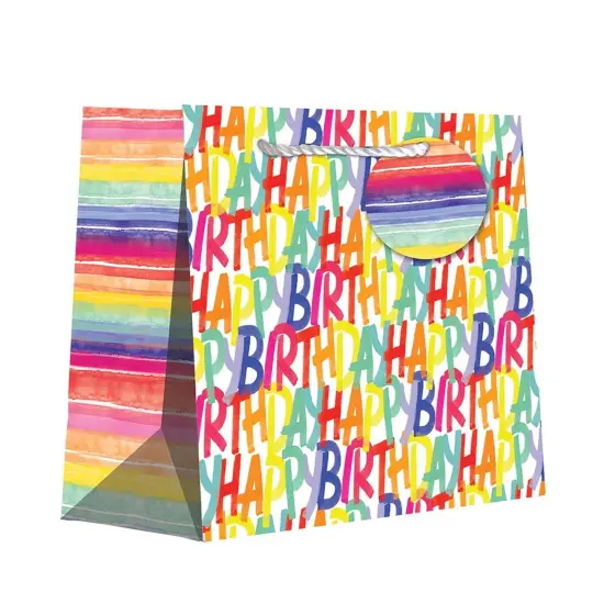 Patterned Gift Bags 14" x 7" x 17 1/2" Stylish Durable and Spacious {2}