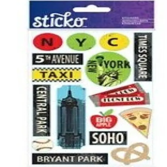 Sticko The Big Apple Flat Stickers {1}