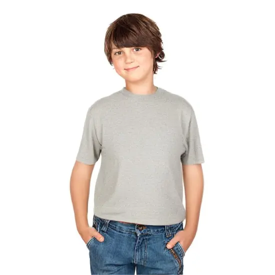 Gildan&reg; Heavy Cotton Crewneck Short Sleeve Youth T-Shirt - 5000B Ash {1}