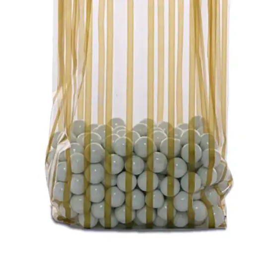 4''x2 1/2"x9 1/2" Striped Cello Gift Bags for Packaging {5}
