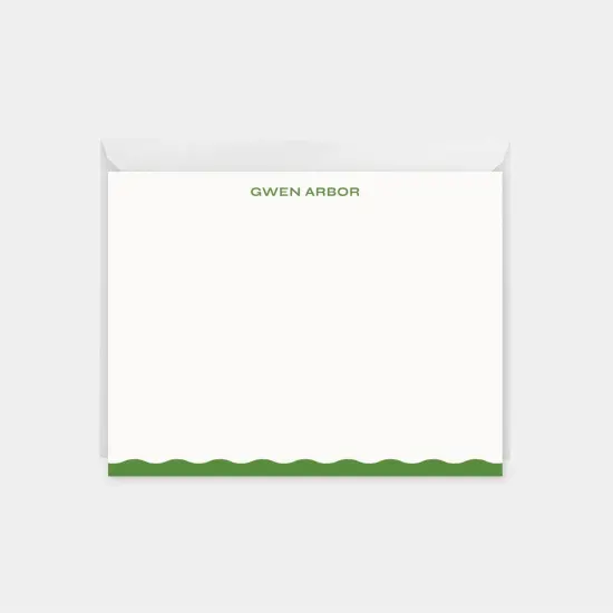 Wavy Edge Note Card XV {1}