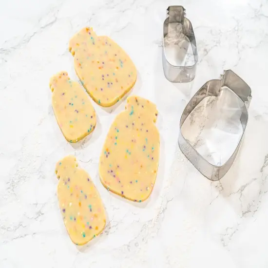 Mason Jar Cookie Cutters Set &ndash; Stainless Steel 4 Pcs 3.5" & 4.5 {3}