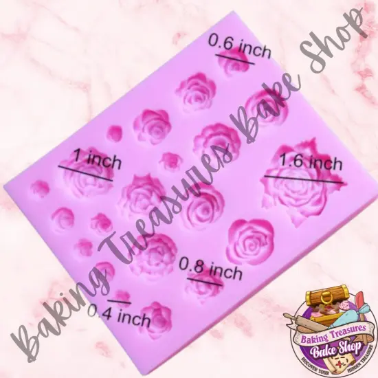 Multiple Rose Pallet silicoen mold {2}