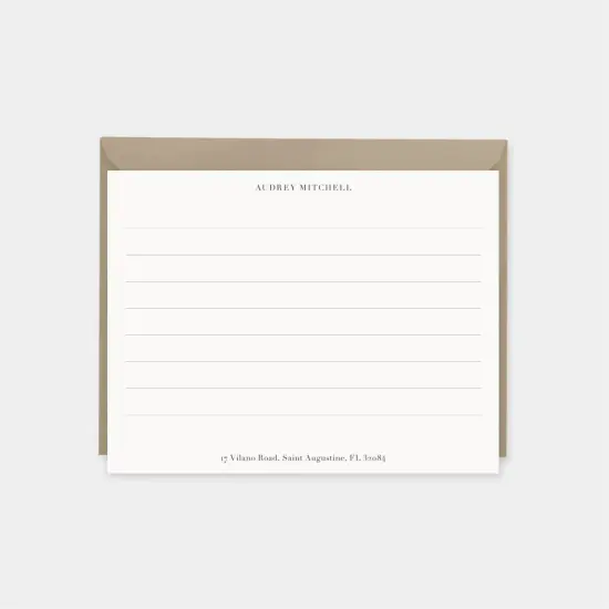 Terracotta Painted Note Cards {5}