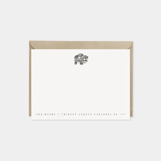 Cherry Botanical Note Cards {1}