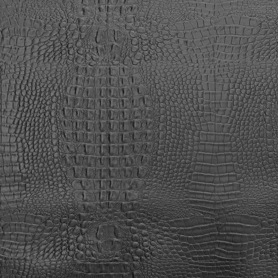 1 Yard Marine Gator Vinyl Fabric Waterproof Anti UV Outdoor Upholstery 54" Width Black {1}