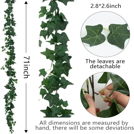 3 Strands Odorless Artificial Ivy Vines Kit {2}