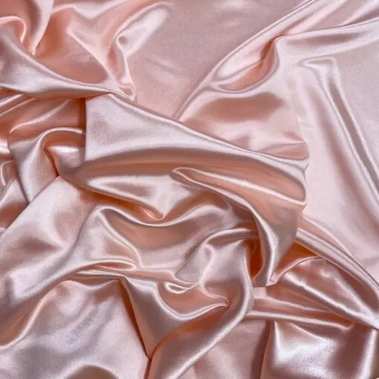 1 Yard Blush Crepe Satin Fabric for Elegant Dresses Costumes and Formal Wear 58 Inch Width {2}