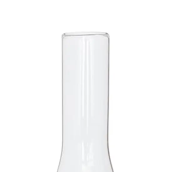 Clear Glass Lamp Chimney, Replacement Hurricane Globe Measures 1 5/8 Inch Diameter Base x 6 1/2 Inches High for Oil or Kerosene Lanterns {4}