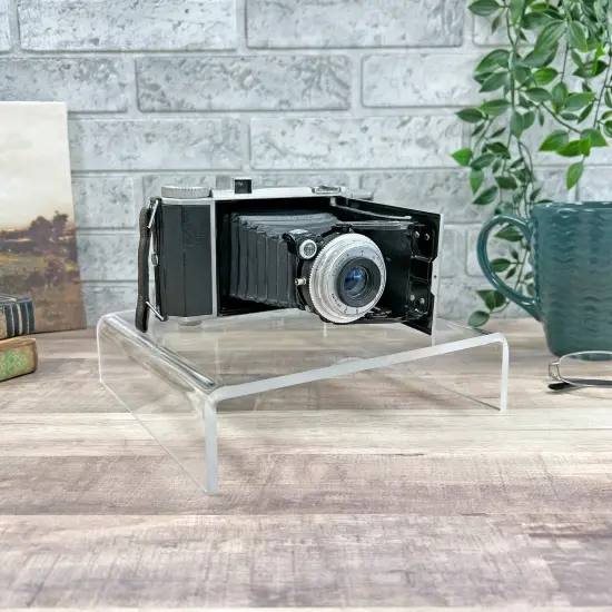 Plymor Clear Acrylic Short Square Display Riser, 2" H x 8" W x 8" D (1/4" thick) {4}