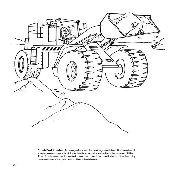Trucks Coloring Book-Softcover {4}
