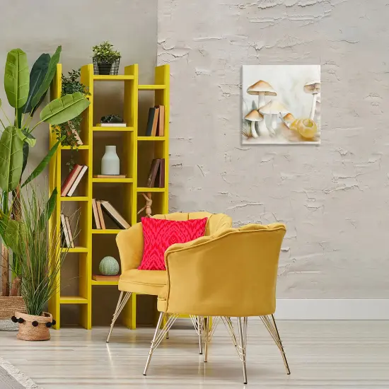 Stupell Industries Snail & Natural Mushrooms Canvas Wall Art Design by Kim Allen {2}