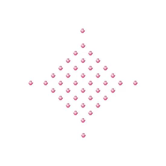 Preciosa 4mm Czech Crystals Bicone Rondelle Beads, 40pcs Rose {5}