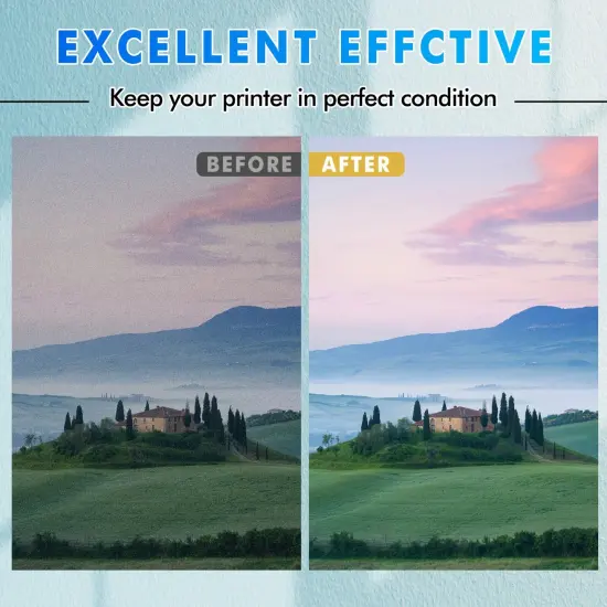 120ML Epson Printer Cleaning Kit Unclog Printhead Nozzles & Flush Cleaner {6}