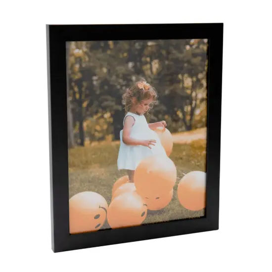 Modern Black Wood 26x8 Picture Frame &ndash; Wall 26 x 8 Poster Frame Wooden Photo Frame Brown {1}