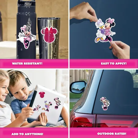 Minnie Mouse Decals - Set of 4 Minnie Mouse Stickers {2}