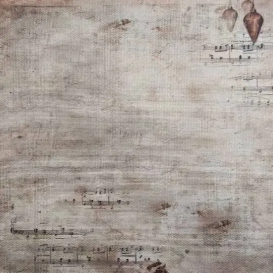 Forgotten Scroll Designer Printed AIDA Fabric. Canvas for embroidery with an applied backgroundKF-1168A {1}