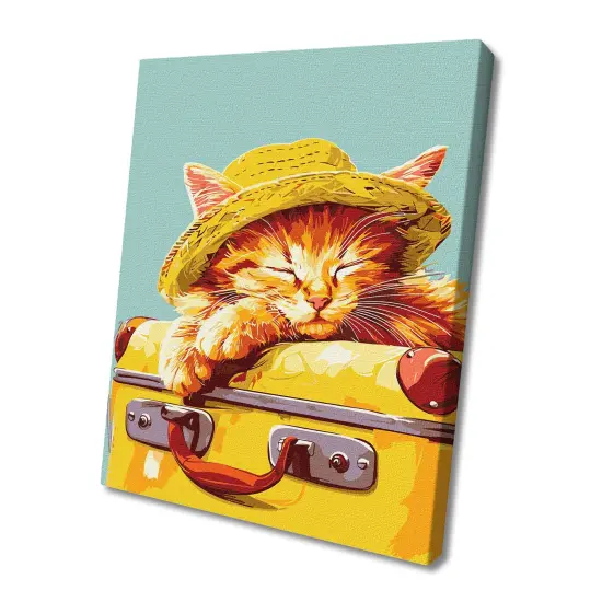 Painting by Numbers kit Sleeping kitten KHO6612 {1}