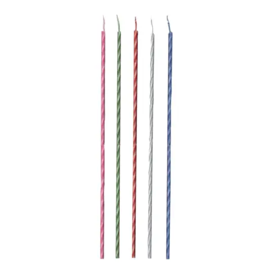 240 pc Bulk Striped Party Candles {4}