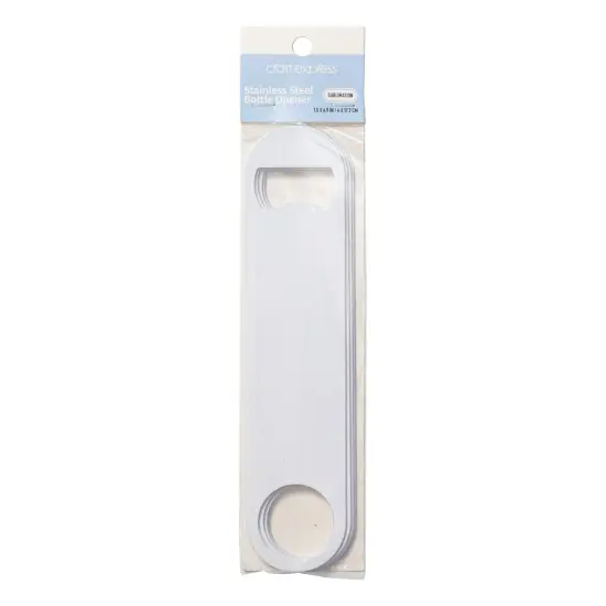 Craft Express Bottle Opener-White, 4 pack {1}