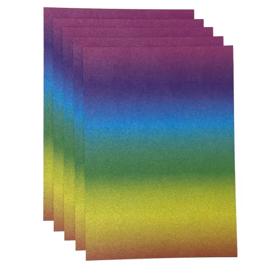 Craft Perfect Ombre Glitter Cardstock 8.5"X11" {3}