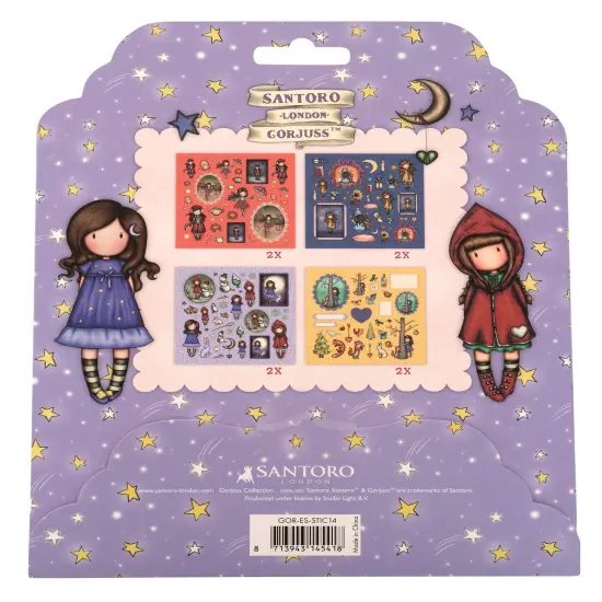Studio Light Gorjuss Sticker Sheet-Nr. 14, 8 sheets {3}
