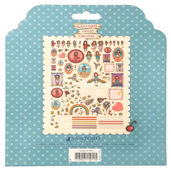 Studio Light Gorjuss Paper Cut Out Embellishments 142/Pkg-Nr. 11, Elements {3}