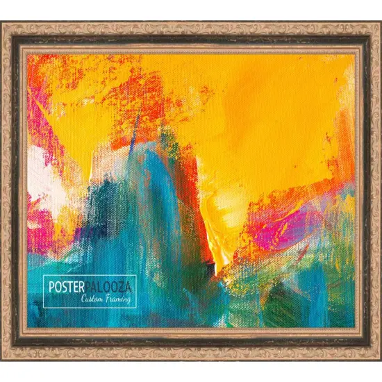 Panoramic Classic Black Picture Frame - UV Acrylic, Foam Board Backing, Hanging Hardware {5}