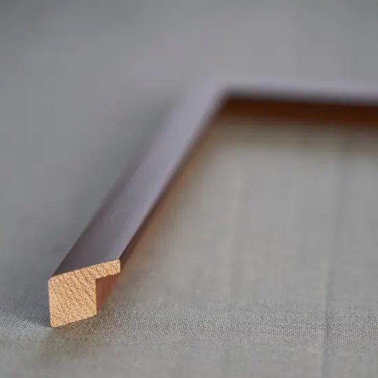 A3 Picture Frame (11.75 x 16.5 inches) &ndash; Solid Wood Frame with UV Acrylic in 5 Colors (Brown, Black, White, Silver, Bronze) {5}