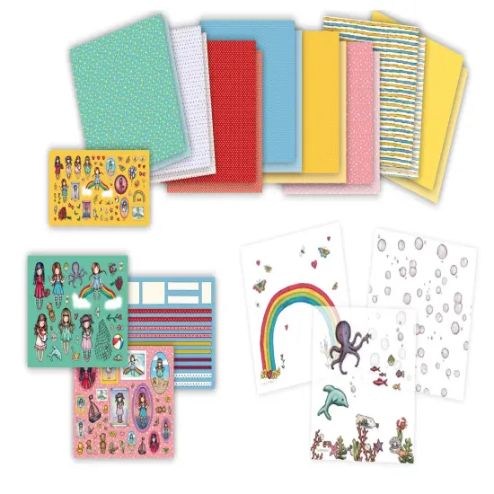 Studio Light Gorjuss Essentials Craft Set-Nr. 04, Paper, Stickers & Vellum {4}